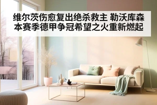 维尔茨伤愈复出绝杀救主 勒沃库森本赛季德甲争冠希望之火重新燃起